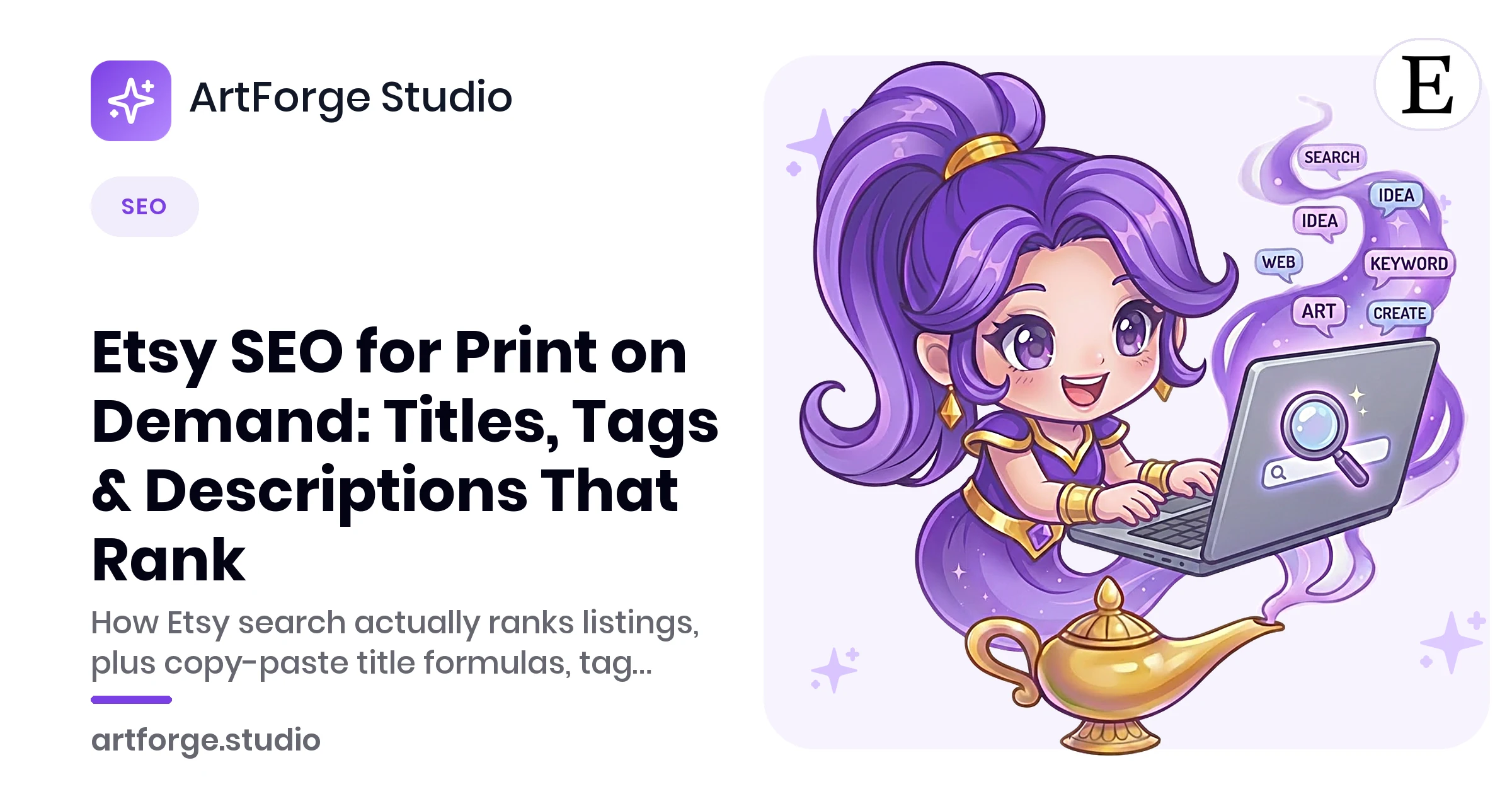 Etsy SEO for Print on Demand: Titles, Tags & Descriptions That Rank