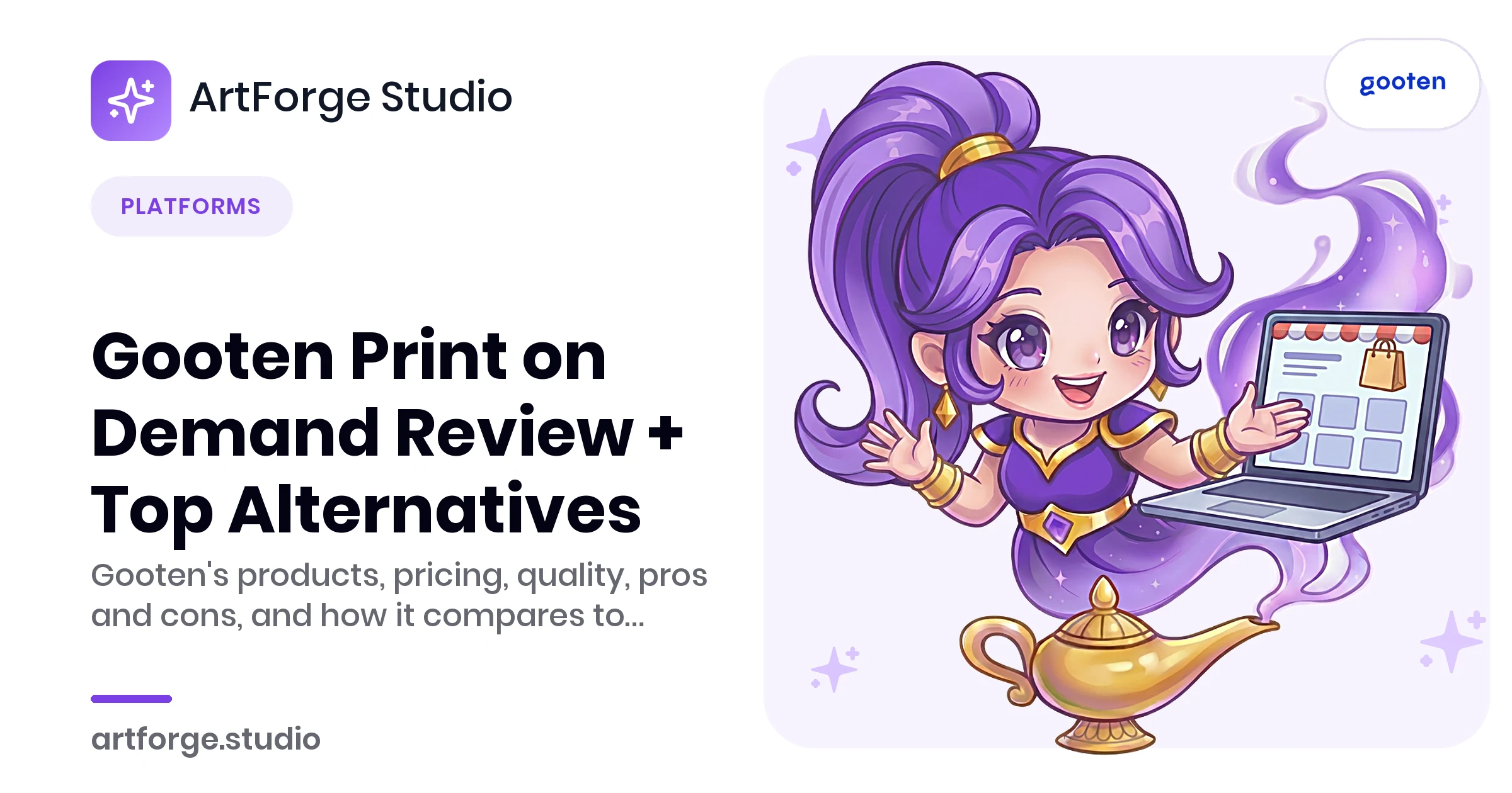 Gooten Print on Demand Review + Top Alternatives