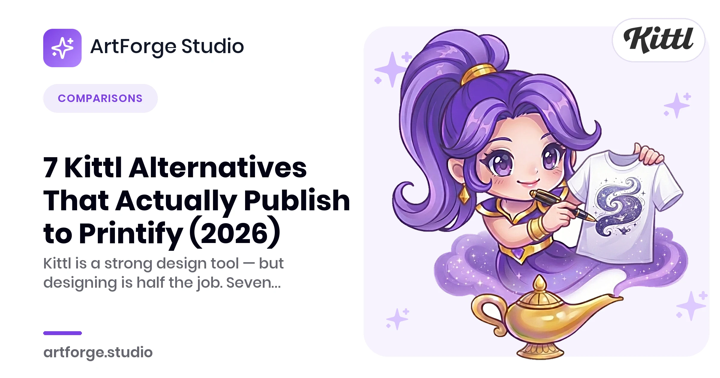 7 Kittl Alternatives That Actually Publish to Printify (2026)