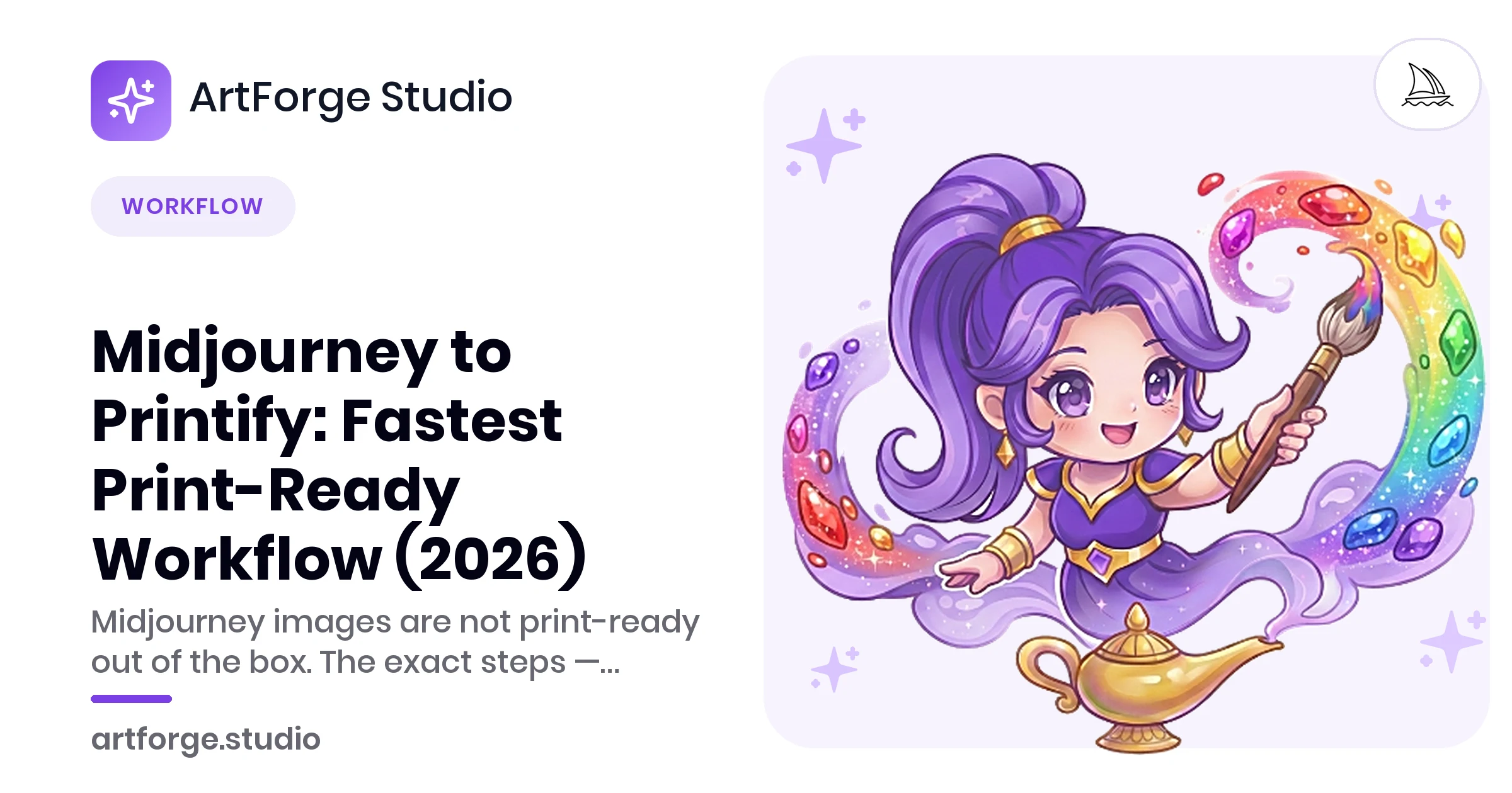 Midjourney to Printify: Fastest Print-Ready Workflow (2026)
