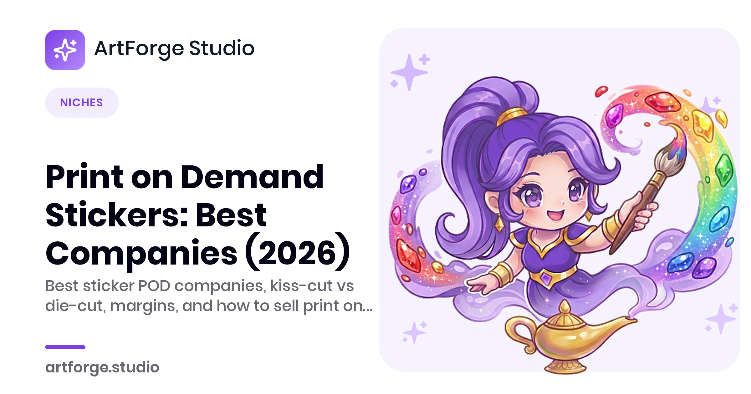 Print on Demand Stickers: Best Companies (2026)
