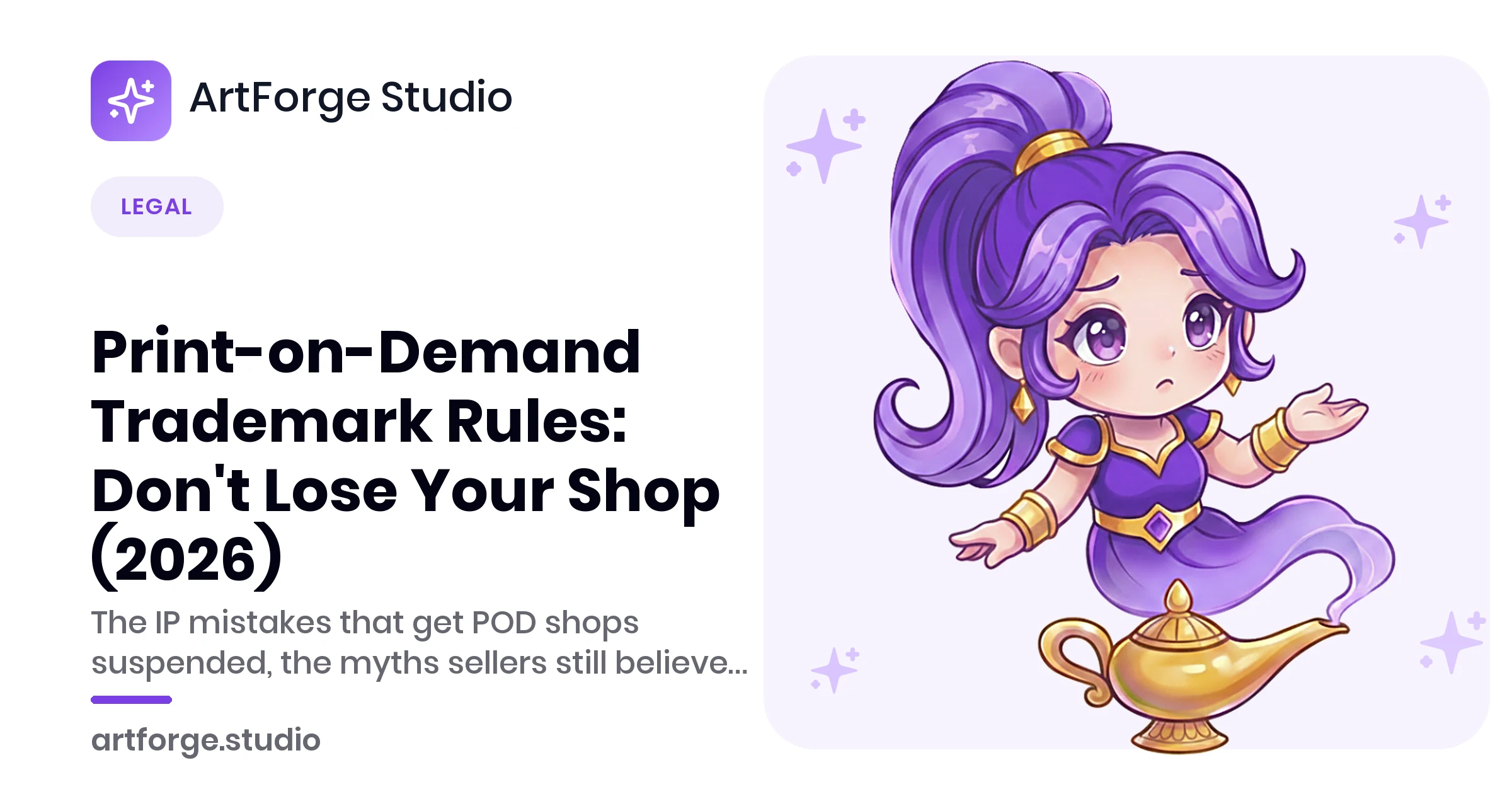 Print-on-Demand Trademark Rules: Don't Lose Your Shop (2026)