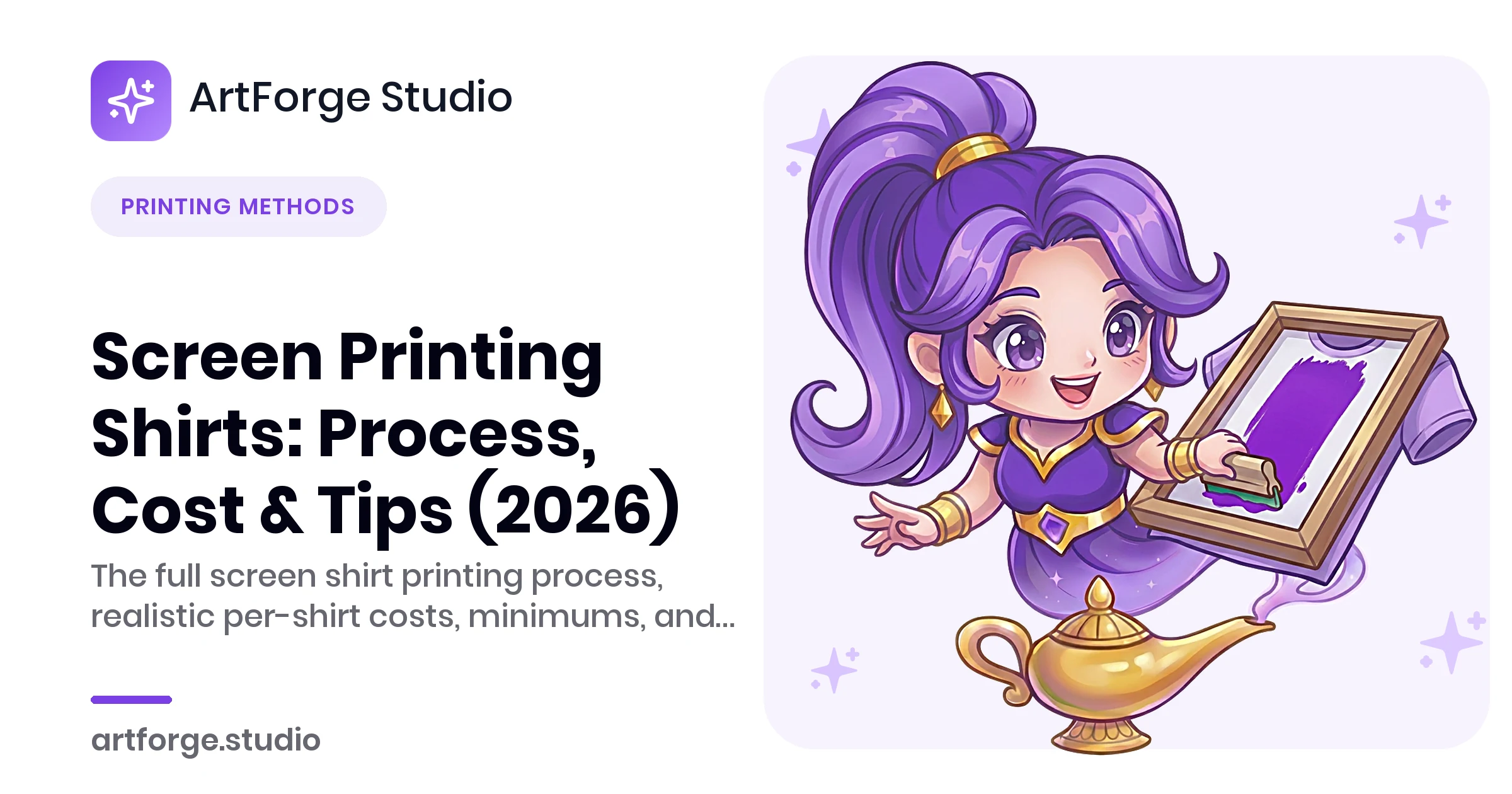 Screen Printing Shirts: Process, Cost & Tips (2026)